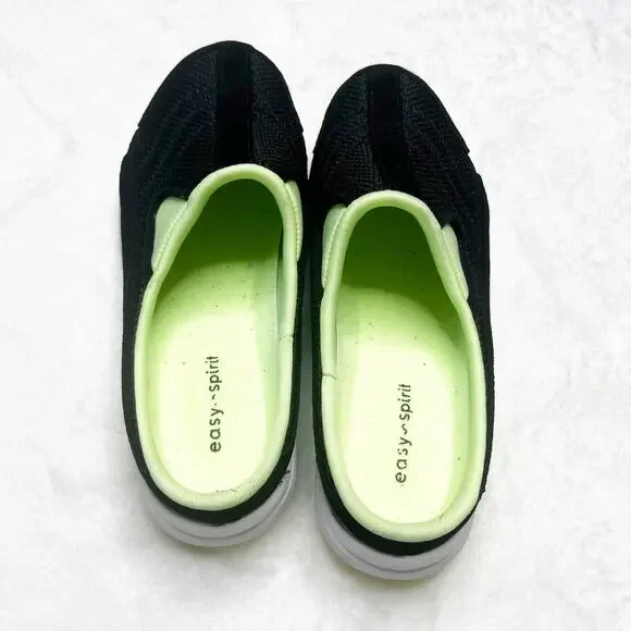 NEW EASY SPIRIT Traveltime Clogs Black size 7 Walking Shoes Mules - Picture 3 of 8